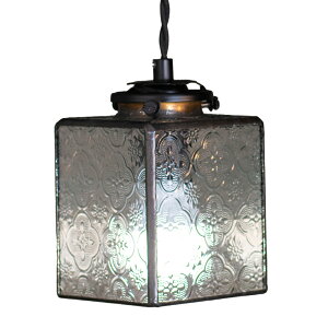 【受注生産】ペンダントライト ステンドグラス LED対応 和室 照明 トイレ おしゃれ ダクトレール可 天井 間接照明 和モダン 玄関 寝室 キッチン ダイニング 飲食 インテリア バー ホテル ステ