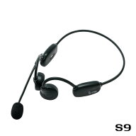 アイコム Bluetooth 骨伝導 ヘッドセット S9-BLUETOOTH ( ワイヤレス 耳を塞がない マイク付き オープン…
