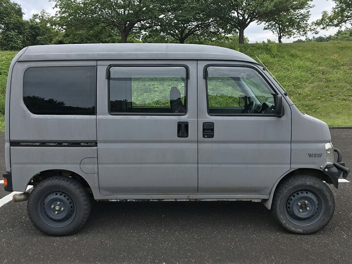 楽天市場】バモス ホビオ アクティバン ドアバイザー ビッグ ワイド 