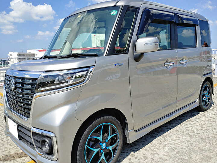 多様な スズキ スペーシア Mk53s型 ドアバイザー ワイドバイザー スペーシアカスタム スペーシアギア 新型 軽自動車 4wd 雨除け サイドバイザー 純正 より幅広 バイザー カスタム パーツ カスタムパーツ エアロ Appelectric Co Il