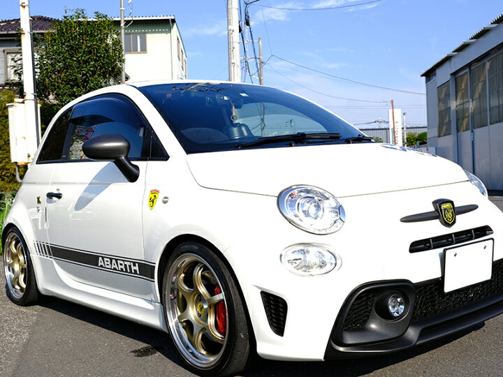 楽天市場】フィアット500 アバルト500 ドアバイザー ライトスモーク 