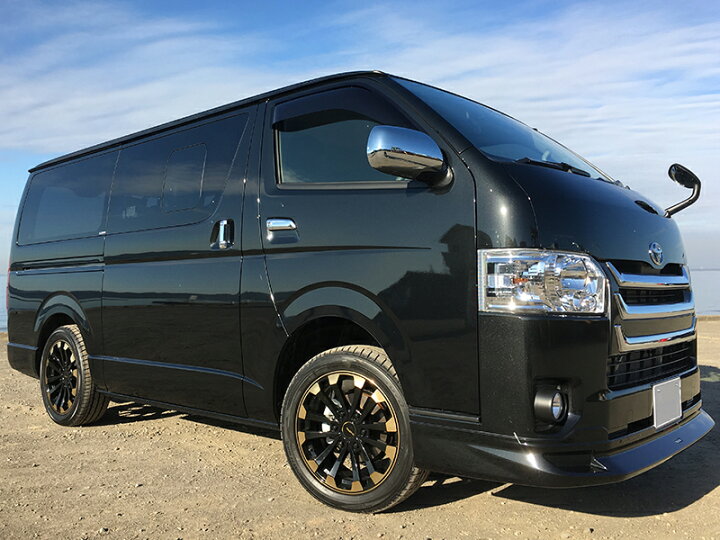 楽天市場】ハイエース200系 ドアバイザー ビッグ ワイドバイザー 