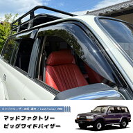 ランドクルーザー 80 ランクル80 ワイドバイザー ドアバイザー カスタム 純正形状 DS ランクル 復刻 丸目…