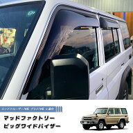 ランドクルーザー 70 ランクル70 78プラド 復刻 ワイドバイザー ドアバイザー カスタム 純正形状 ダブル…
