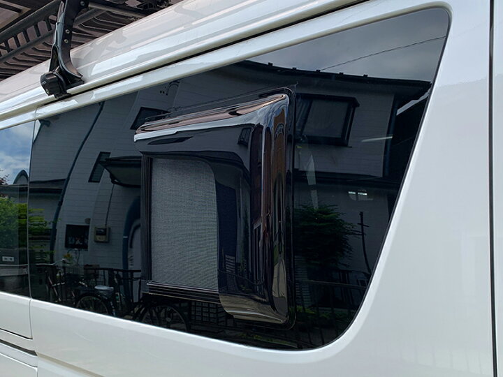 楽天市場】ハイエース200系 網戸 対応 小窓 バイザー 4型以降 1P 