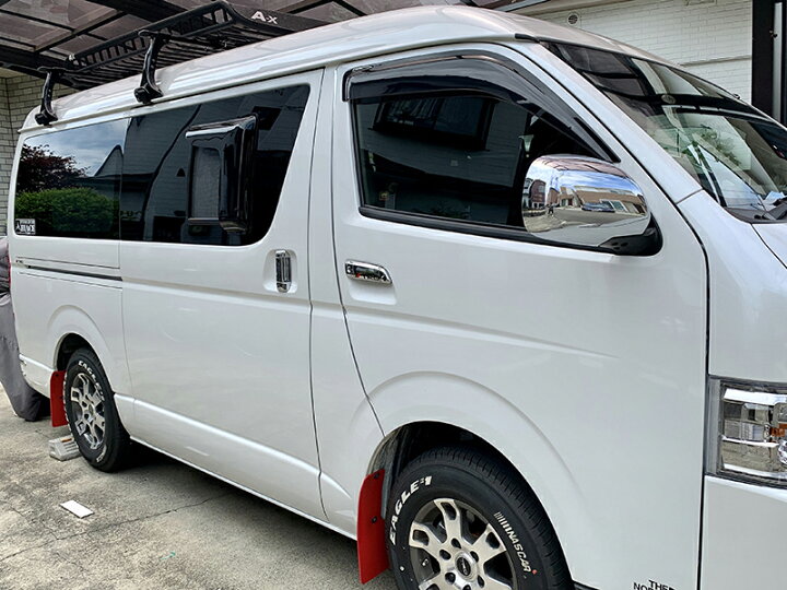 楽天市場】ハイエース200系 網戸 対応 小窓 バイザー 4型以降 1P 