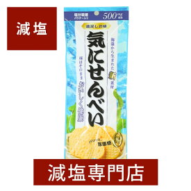 実質塩分ゼロ! 気にせんべい 40g×2袋セット | 減塩せんべい 減塩 減塩食品 塩分カット 無添加 国産 食品 おやつ おつまみ おかし せんべい 煎餅、おかき お菓子 便利 そのまま 健康 おいしい おすすめ ギフト プレゼント 内祝 内祝い お歳暮 低塩