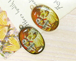 Little Red Riding Hood and wolf 2.6x1.9 [cha-p-767-7]