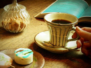 在庫数限り 信楽焼 コーヒーカップ ソーサー そり白釉流し コーヒー碗皿 セット 陶器 来客用 おしゃれ コーヒー碗皿 北欧 珈琲 カップ コーヒーカップ&ソーサー ペア ギフト お祝い 信楽焼