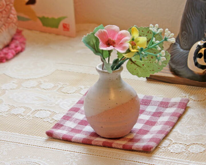 楽天市場 信楽焼 一輪挿し ピンクチタン ミニ花入 小さい 花瓶 陶器 おしゃれ 花入 在庫数限り 北欧 陶器 花びん 花器 フラワーベース プレゼント ギフト 信楽 信楽焼き やきもの あす楽 Mr9098 12g 夢源陶房