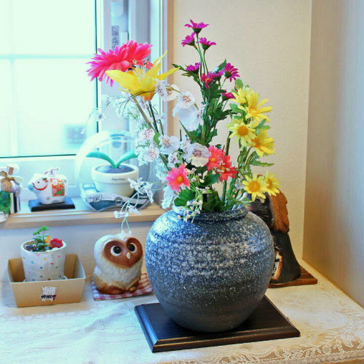 楽天市場 信楽焼 花瓶 白斑点 丸 7号 おしゃれ 一輪挿し 小さい 花入 北欧 陶器 花びん 花器 フラワーベース 信楽 信楽焼き やきもの Ma013 08g 夢源陶房