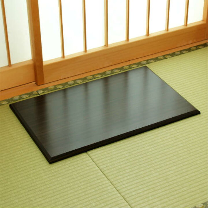 楽天市場】木製 高級黒丹 花台 20号 台 敷物 敷板 生け花 花器 置物 