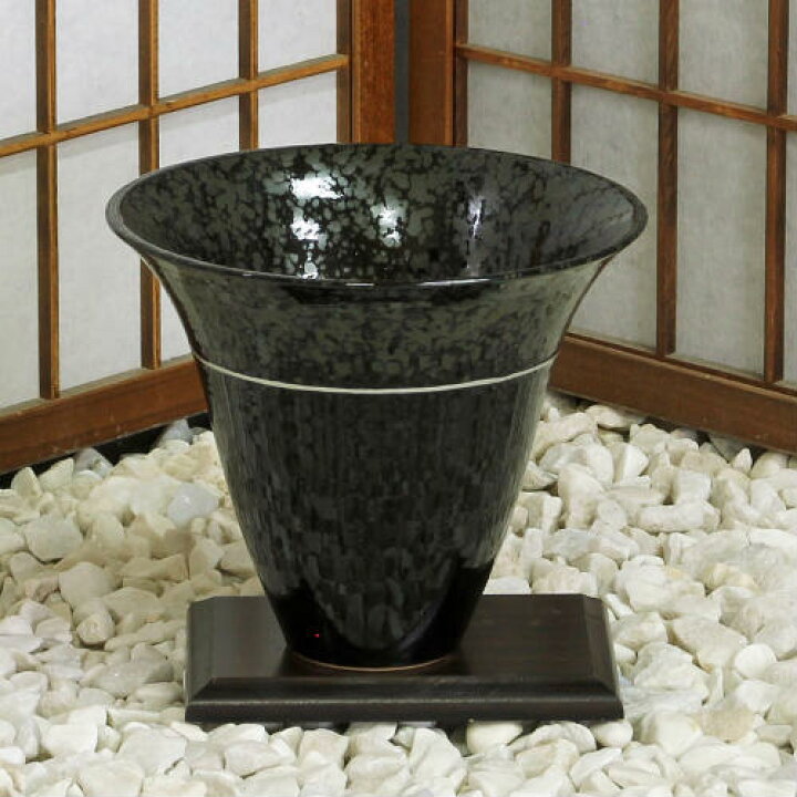 楽天市場 信楽焼 花器 トルコブルー 線彫 立花 池坊 生け花 在庫数限り 在庫処分 和風 洋風 華道 陶器 フラワーベース 生花 立花 花瓶 ギフト 信楽焼き 焼き物 華道 小原流 未生流 古流 遠州流 やきもの あす楽 30 147 夢源陶房