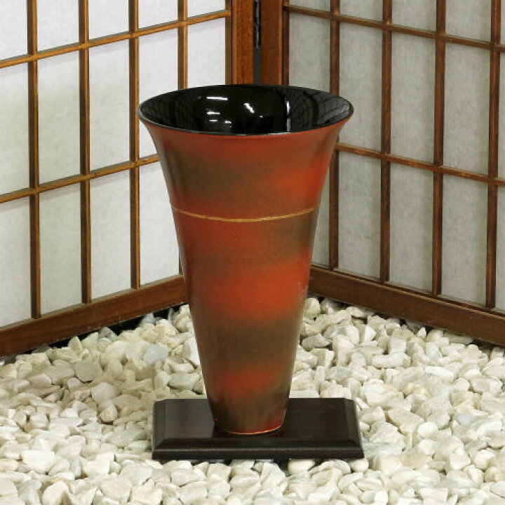 楽天市場】信楽焼 花器 茶 ぼかし 金線 立花 池坊 生け花 在庫数限り 
