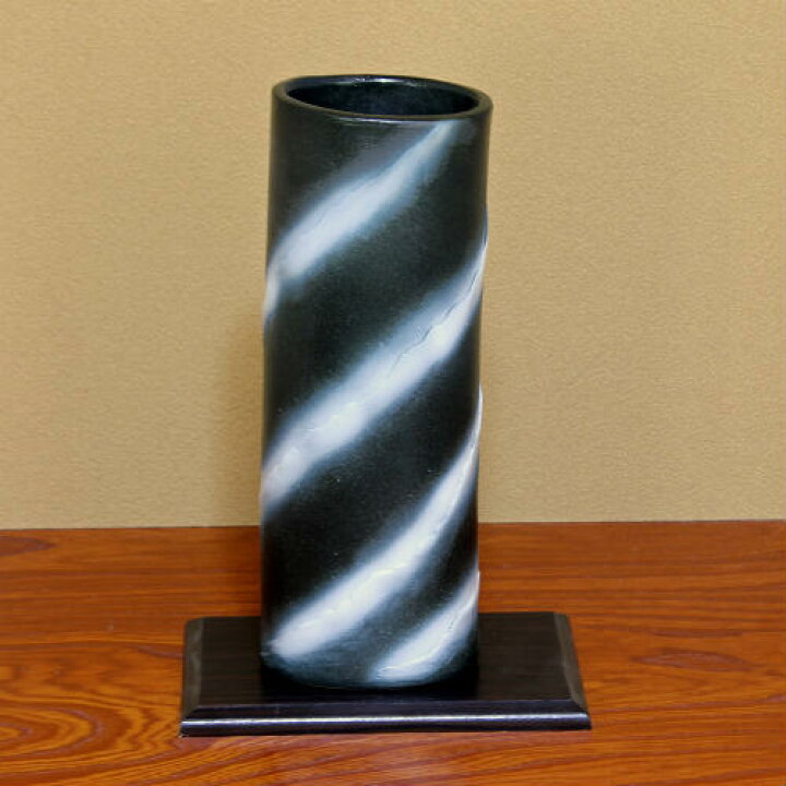 楽天市場 信楽焼 花器 黒陶渦潮 立花 池坊 生け花 在庫数限り 在庫処分 和風 洋風 華道 陶器 フラワーベース 生花 立花 花瓶 ギフト 信楽焼き 焼き物 華道 小原流 未生流 古流 遠州流 やきもの あす楽 28 111 夢源陶房