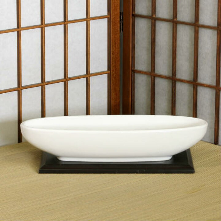 楽天市場】在庫数限り 四日市 万古焼 花器 白 マット コンポート 池坊 