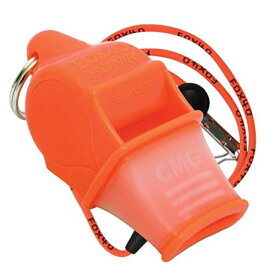 (Orange) - Fox 40 Sonik Blast CMG Safety Whistle with Breakaway Lanyard Orange