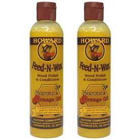 Howard Feed-N-Wax（フィーデンワックス）×2本セット (8oz./236ml×2本=472ml）