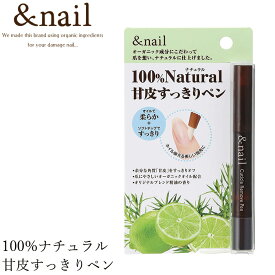 ネイル オイル 無添加 アンドネイル キューティクルリムーブペン 1.8ml 甘皮用除去オイル 購入金額別特典あり オーガニック 正規品 キューティクルオイル 天然 ナチュラル ノンケミカル 自然 石澤研究所 ネイルオイル