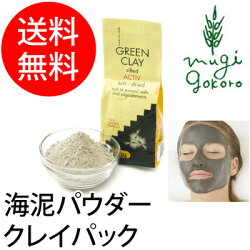 【アルジタル】グリーンクレイパウダーアクティブ500g(海泥パック顔、全身用)