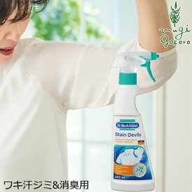 ワキ汗ジミ&消臭用 ドクターベックマン プレウォッシュ　デオ&スウェット 250ml 購入金額別特典あり 無添加 正規品 サスナブル サスティナブル エコ 天然 ナチュラル ノンケミカル 自然 Dr Beckmann