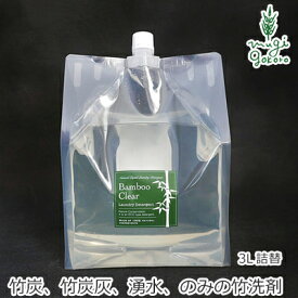 洗濯用 洗剤 エシカルバンブー バンブークリアー Bamboo Clear(竹洗剤) 詰替用3L（3リットル）パックタイプ ボトル 購入金額別特典あり 無添加 正規品 液体 炭 竹炭 ナチュラル ノンケミカル 自然