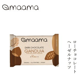 チョコレート マーマ ローチョコレート ヘーゼルナッツ 30g グルテンフリー 購入金額別特典あり 正規品 保存料 無添加 オーガニック カカオ 有機 ヴィーガン maama