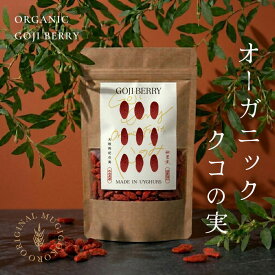 クコの実 無農薬 保存料 無添加 むぎごころのオーガニッククコの実 100g 購入金額別特典あり オーガニック 自然 ドライフルーツ 薬膳