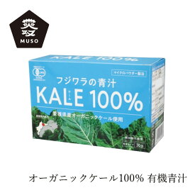 青汁 ムソー 有機フジワラの青汁・粉末タイプ 3g×30 購入金額別特典あり 正規品 化学調味料不使用 無添加 ナチュラル 遺伝子組み換え原料不使用 オーガニック 有機ケール 砂糖不使用