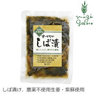 しば漬 国産 保存料 無添加 無農薬 オーサワジャパン オーサワのしば漬 120g 購入金額別特典あり 有機 正…