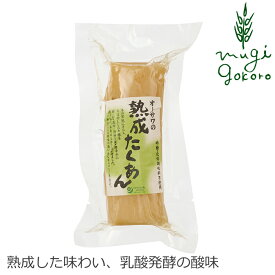 たくあん 国産 無添加 オーサワジャパン オーサワの熟成たくあん 100g 購入金額別特典あり 正規品 国内産 化学調味料不使用 着色料不使用 漂白剤不使用 漬物