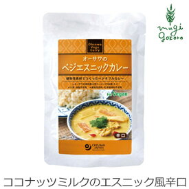 レトルトカレー 無添加 オーサワジャパン オーサワのベジエスニックカレー 170g 購入金額別特典あり 正規品 ナチュラル 天然 無添加 不要な食品添加物 化学調味料不使用 自然食品