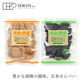 玄米せんべい 創健社 手造り農場 玄米せんべい 100g 購入金額別特典あり 正規品 国内産 保存料 無添加