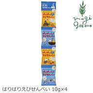お菓子 創健社 メイシーちゃんのおきにいり ぱりぱりえびせんべい 10g×4 購入金額別特典あり 正規品 保…
