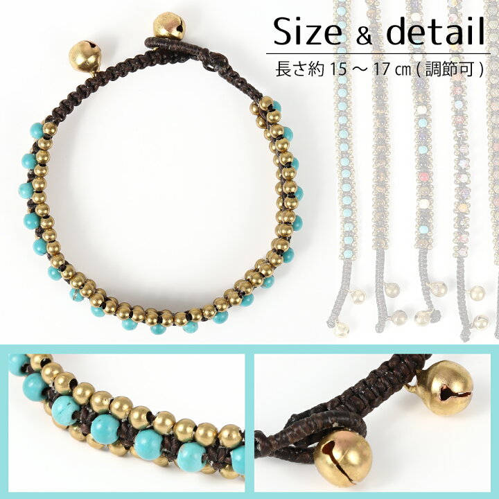 楽天市場】ブレスレット ガラスビーズ・天然石・パール・花柄トンボ玉  