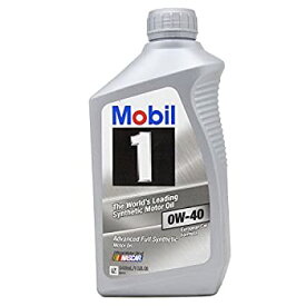 【中古】【輸入品・未使用】Mobil(モービル) Mobil-1 0W40 1qt(946ml)ボトル (並行輸入品)