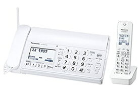 【中古】パナソニック おたっくす デジタルコードレスFAX 子機1台付き 迷惑電話対策機能搭載 ホワイト KX-PD205DL-W