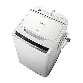 【中古】日立 全自動洗濯機 ビートウォッシュ 8kg ホワイト BW-V80A W