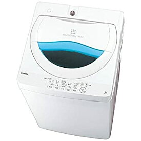 【中古】東芝 全自動洗濯機 5kg ステンレス槽 グランホワイト AW-5G5(W) AW-5G5(W)