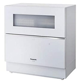 【中古】パナソニック 「ナノイー X」搭載の卓上型食器洗い乾燥機(ホワイト) NP-TZ100-W