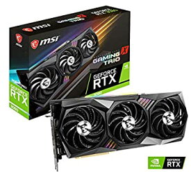 【中古】MSI GeForce RTX 3080 GAMING X TRIO 10G グラフィックスボード VD7348