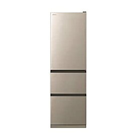 【中古】日立 冷蔵庫 幅54cm 315L シャンパン R-V32NV N 3ドア 右開き まんなか野菜室 シンプルデザイン