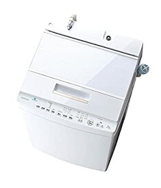 【中古】東芝 全自動洗濯機 8kg グランホワイト AW-8DH1(W) ZABOON 抗菌 ウルトラファインバブル洗浄 低振動・低騒音 自動お掃除 縦型