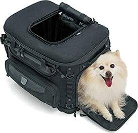 【中古】【輸入品・未使用】Kuryakyn 5288 Grand Pet Palace: Portable Weather Resistant Motorcycle Dog/Cat Carrier Crate for Luggage Rack or Passenger Seat with Sis