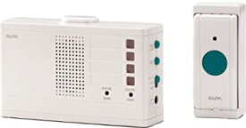 【中古】 ELPA ワイヤレスチャイム ランプ付き受信器セット EWS-2001