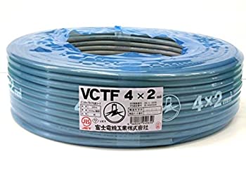  富士電線工業 ビニルキャブタイヤ丸形コード (VCT-F) 4心 φ9.3mm