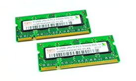 【未使用】【中古】 Hynix 1GB (2x512MB) PC2-5300S DDR2 ノートパソコン Ram HYMP564S64CP6-Y5