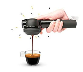 【中古】 小型エスプレッソマシン Handpresso (ハンドプレッソ) ハイブリッド - カフェポッド・コーヒー粉抽出可能 電気不要 - アウトドア・オフィス