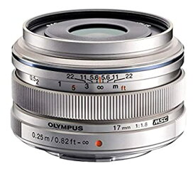 【未使用】【中古】 OLYMPUS オリンパス 単焦点レンズ M.ZUIKO DIGITAL 17mm F1.8 シルバー