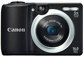 【中古】 Canon キャノン デジタルカメラ PowerShot A1400 約1600万画素 光学5倍ズーム ブラック PSA1400